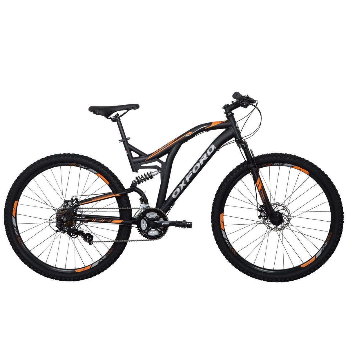 OXFORD - Bicicleta Hombre M Raptor Negro/Naranja- aro 27.5
