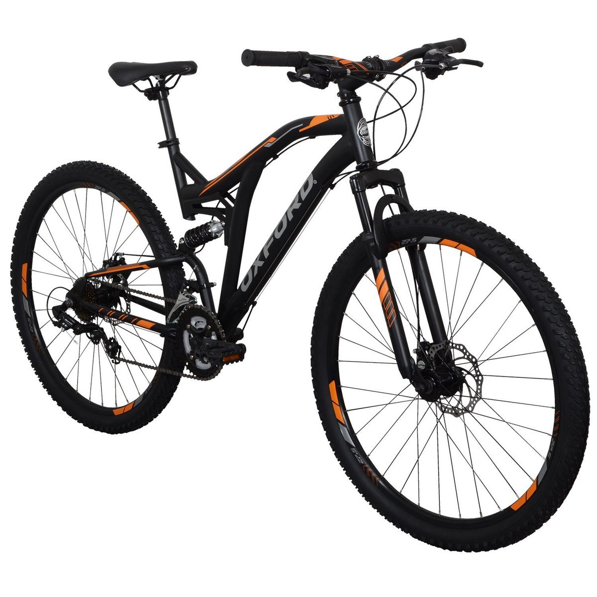 OXFORD - Bicicleta Hombre M Raptor Negro/Naranja- aro 27.5