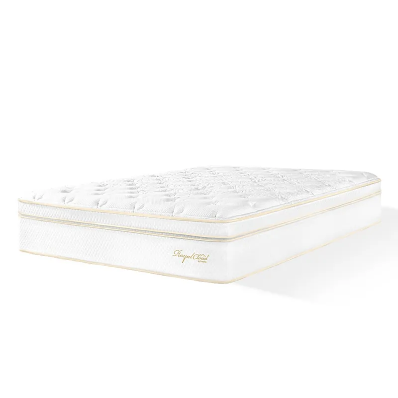 PARAISO - Colchón Royal Cloud 1.5 Plz + 1 Almohada Viscoélastica + Protector