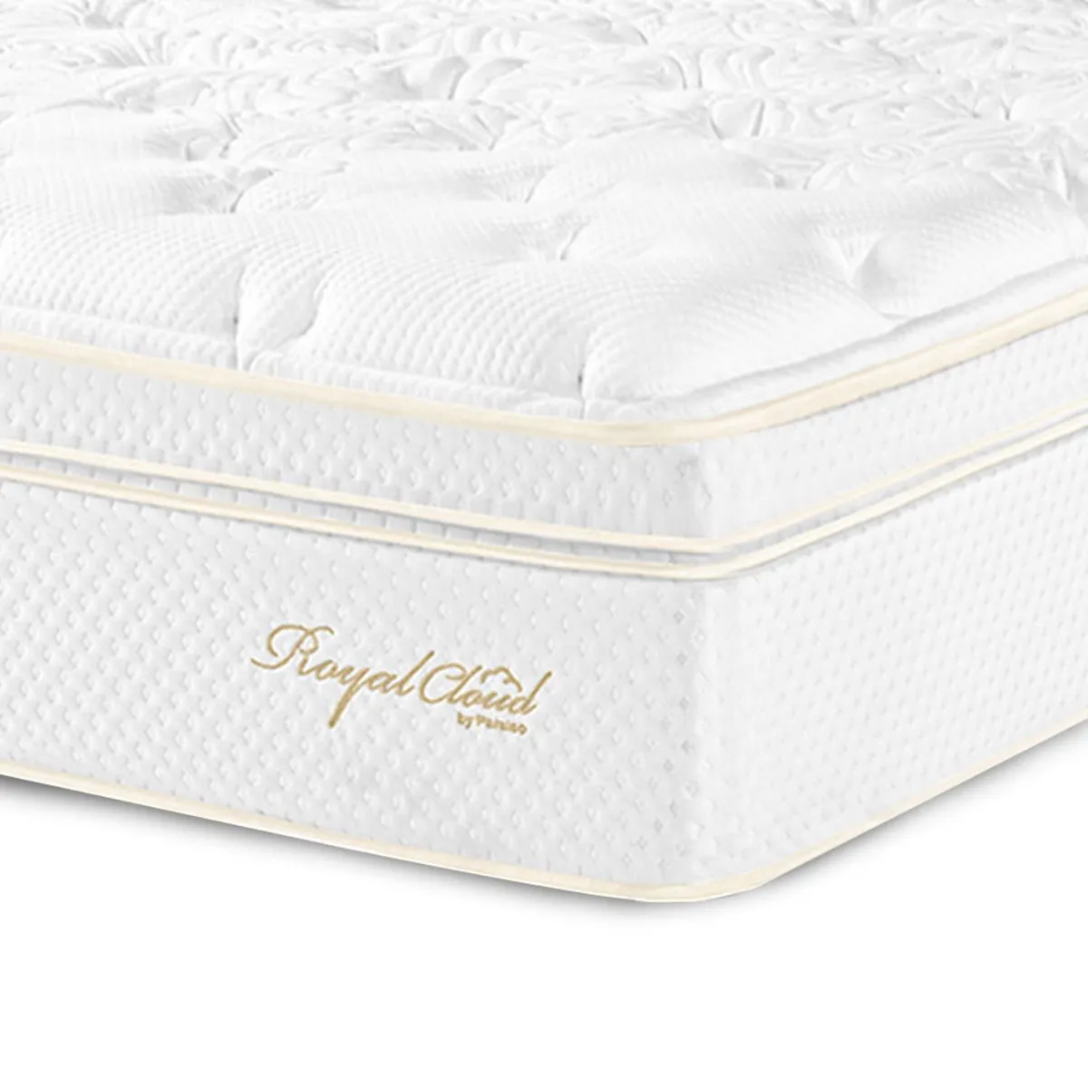 PARAISO - Colchón Royal Cloud 2 Plz + 2 Almohadas Viscoelásticas