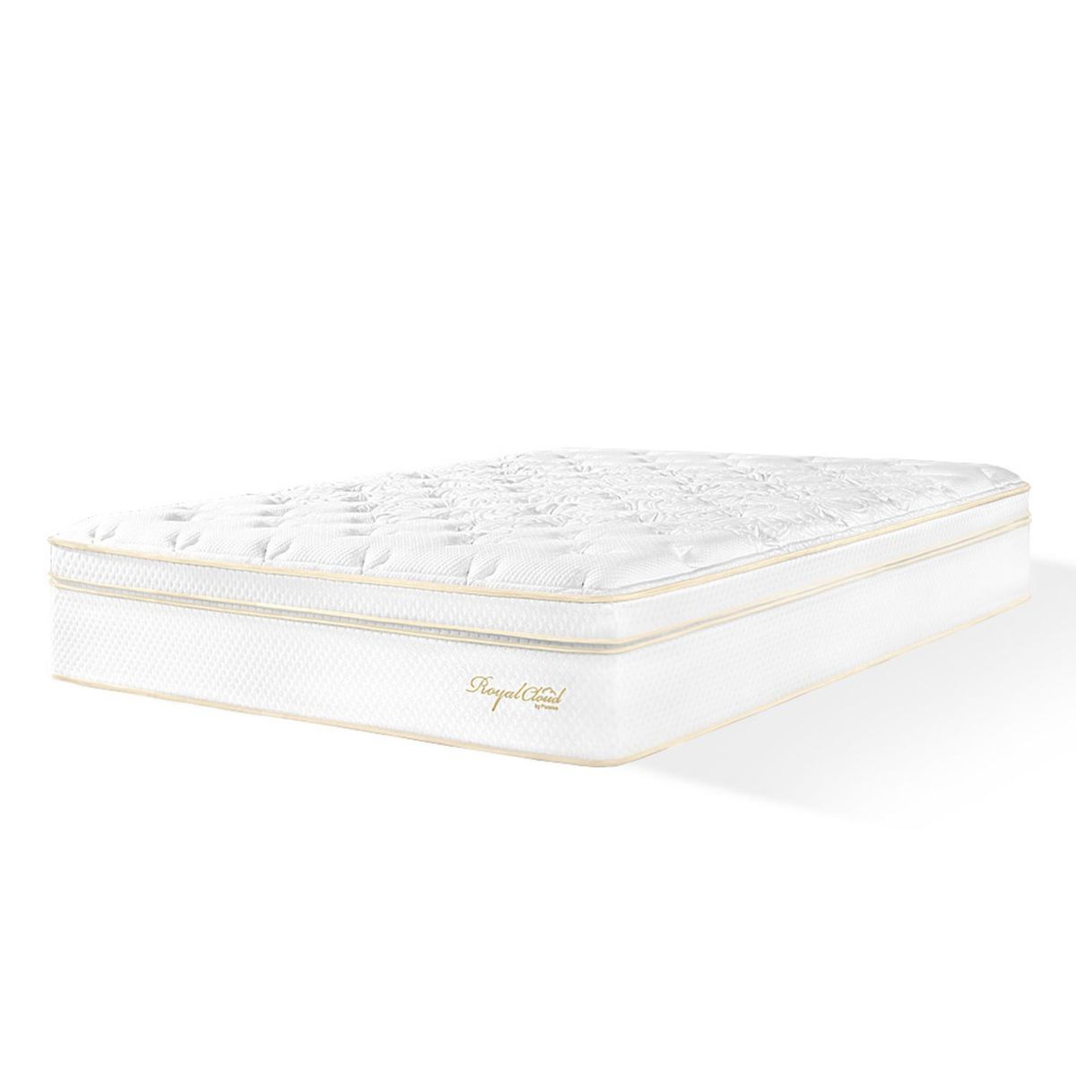 PARAISO - Colchón Royal Cloud Queen + 2 Almohadas Viscoelásticas