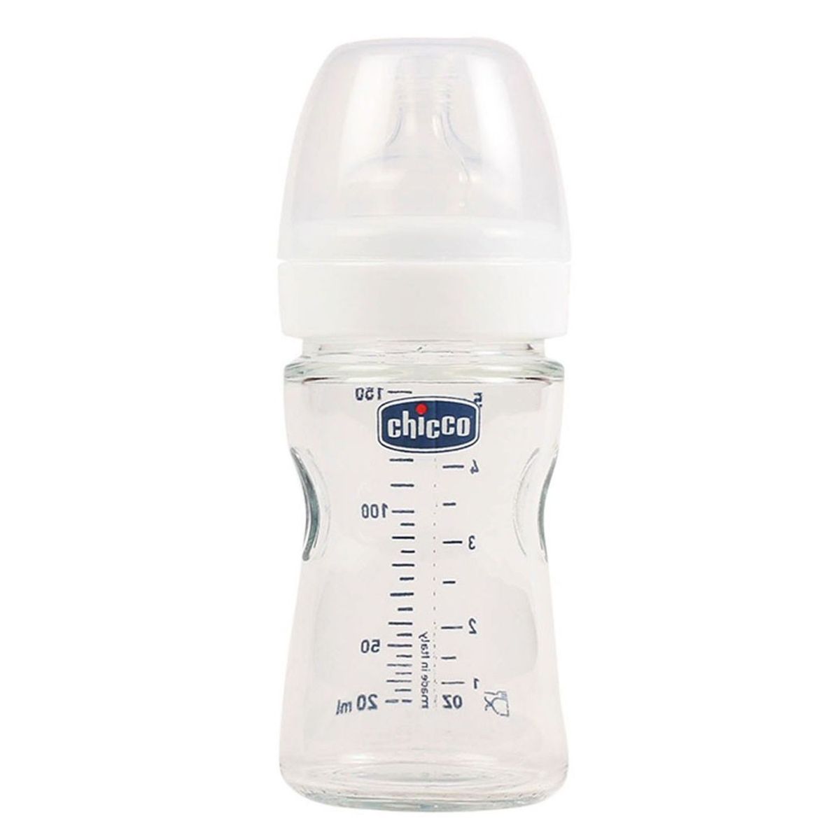 CHICCO - Biberon De Vidrio Boca Ancha 150ml