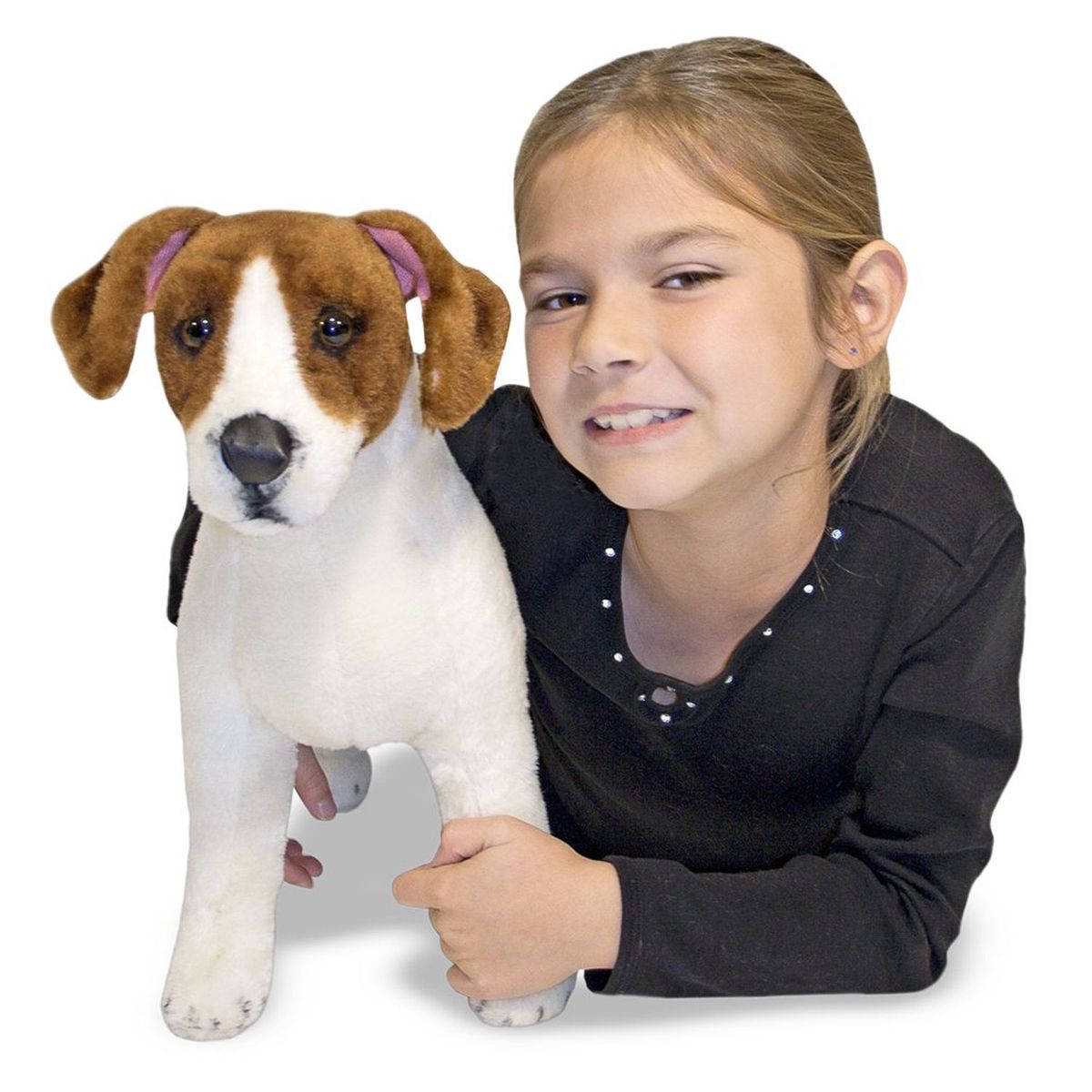 MELISSA & DOUG - Peluche Perro Jack Russell