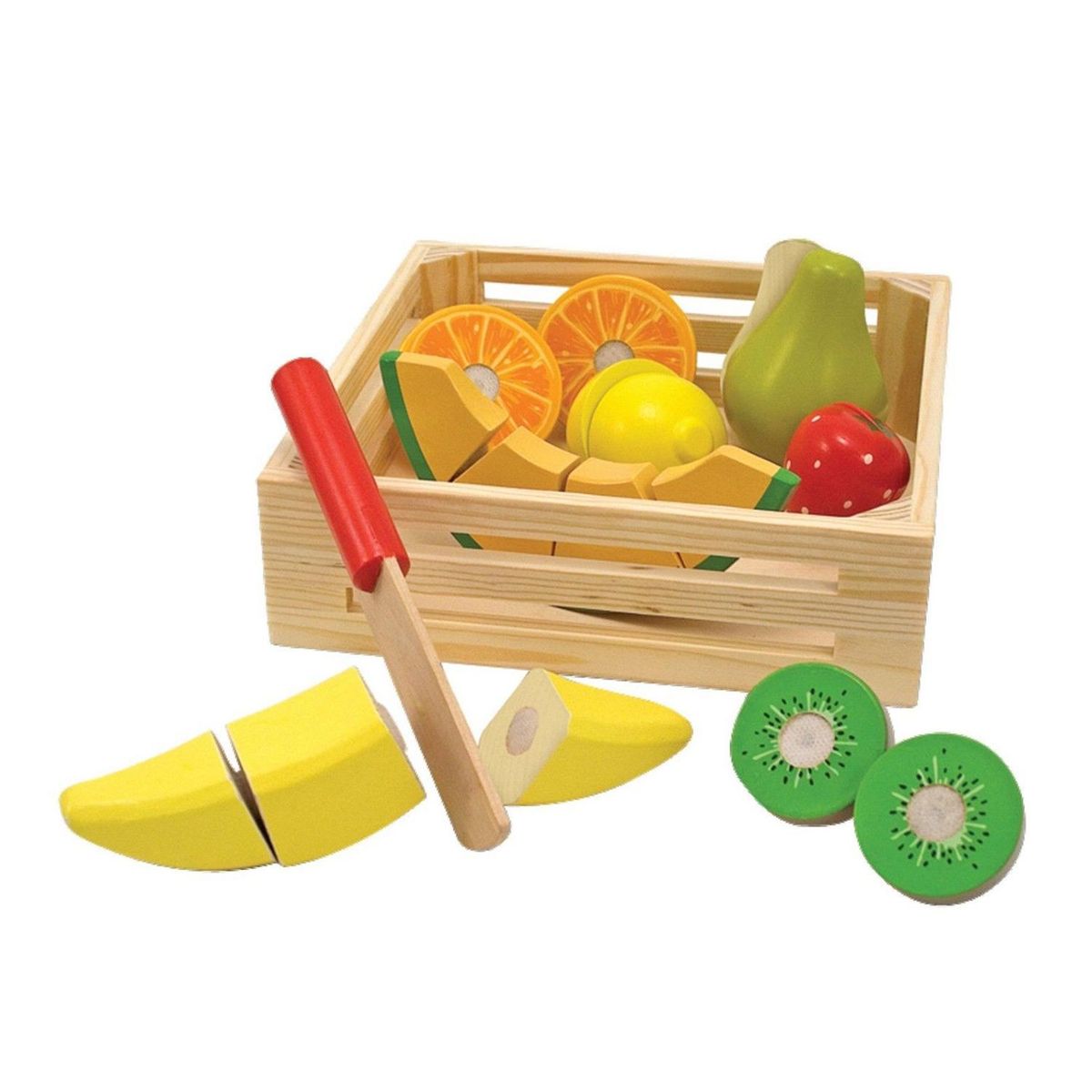MELISSA & DOUG - Set Frutas Para Cortar Madera