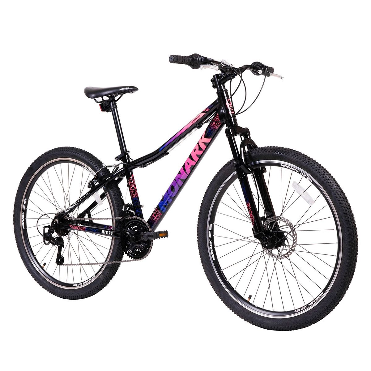 MONARK - Bicicleta Mirage Advanced Aro 26" Negro Morado