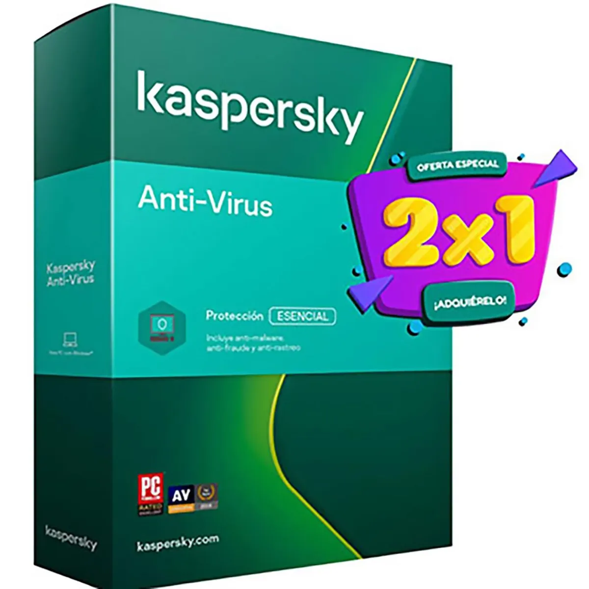 KASPERSKY - Kaspersky Antivirus 1 PC Kaspersky