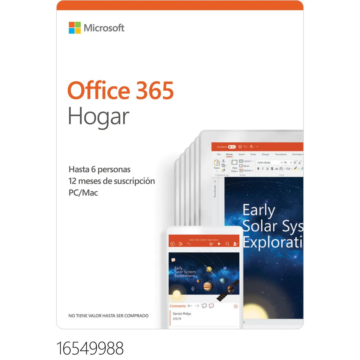 MICROSOFT - Office 365 Home Microsoft