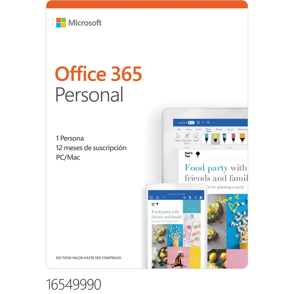 MICROSOFT - Office 365 Personal Microsoft