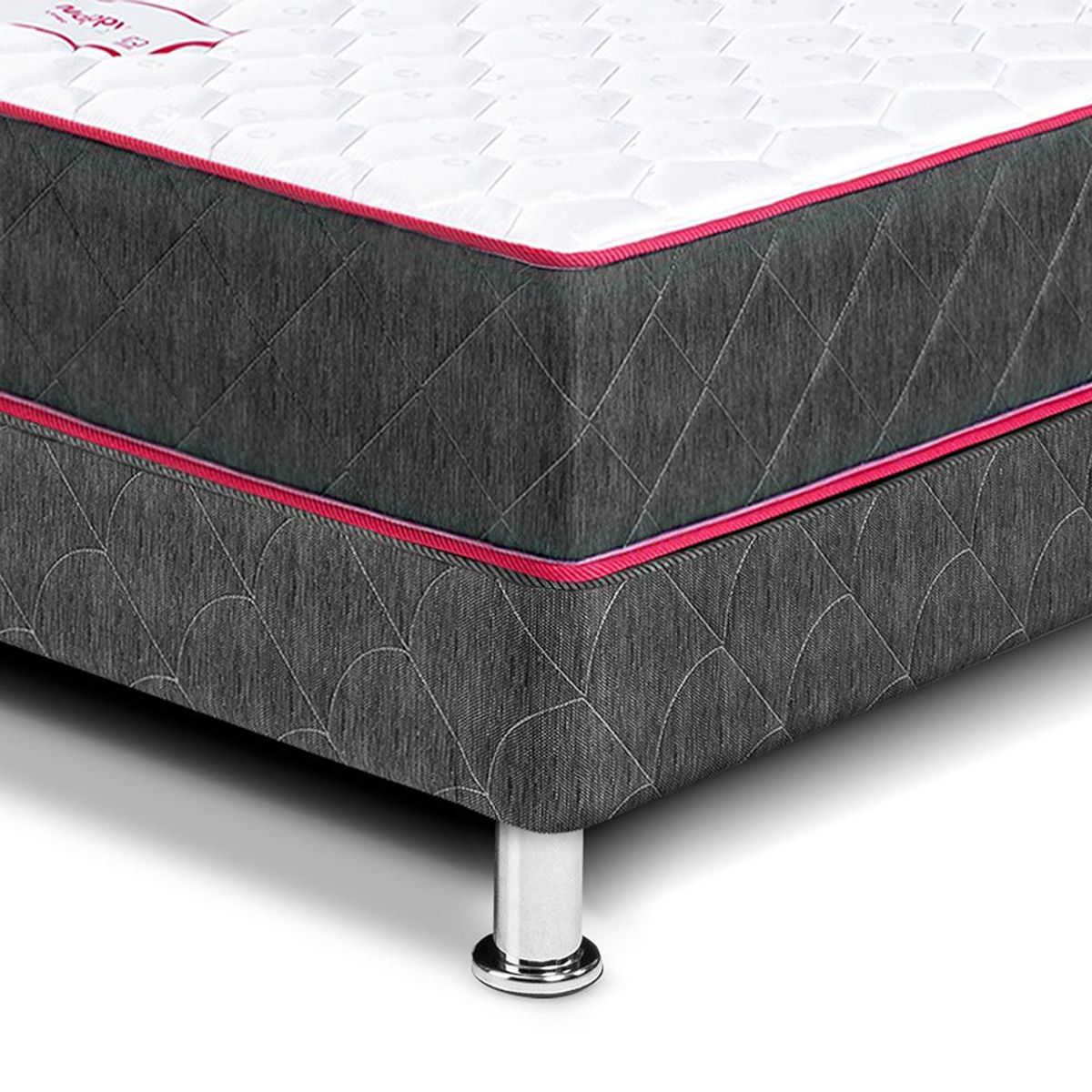 PARAISO - Dormitorio Nappy 1.5 Plz + 1 Almohada + Protector