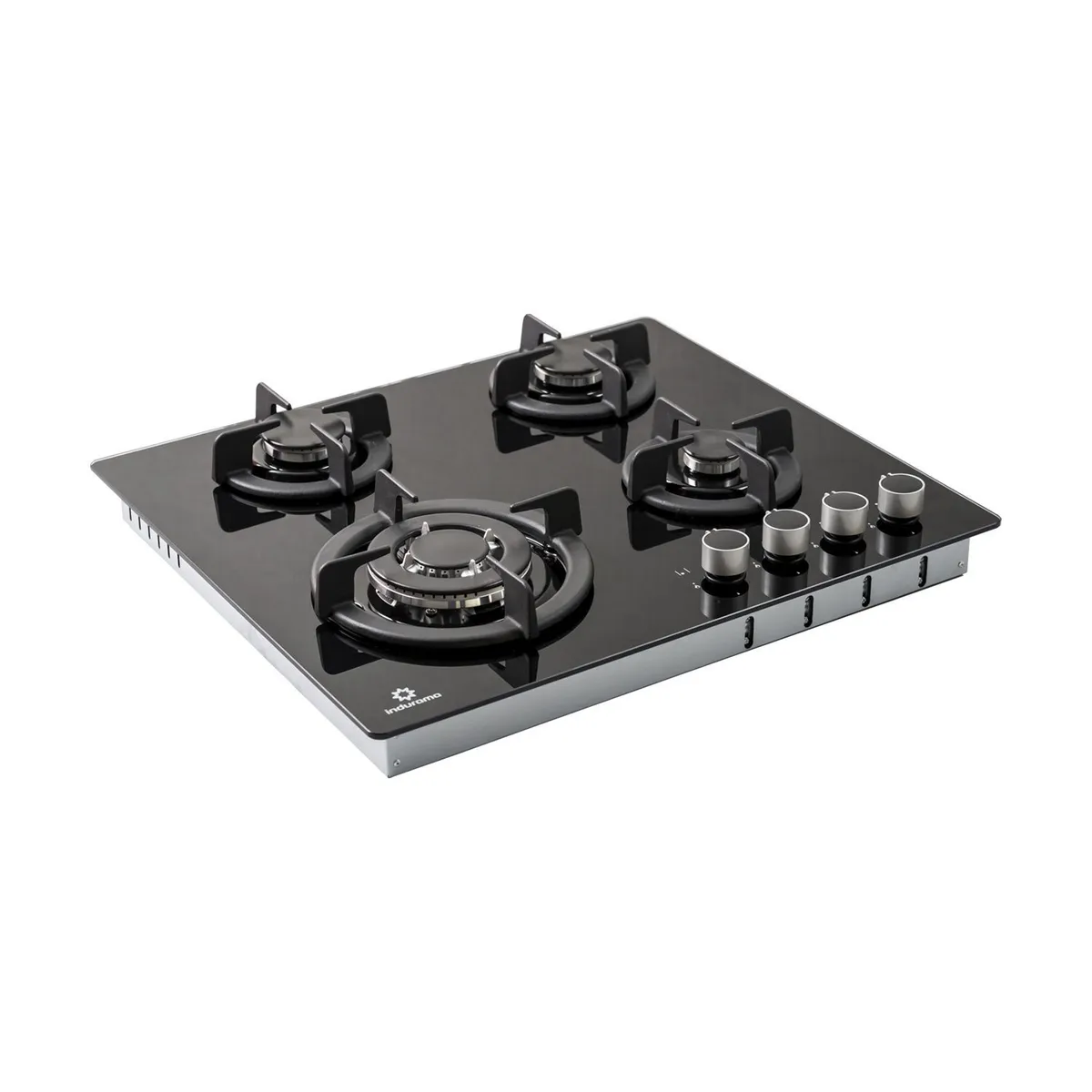 INDURAMA - Encimera Indurama Multigas 4 Quemadores Egi-604Vdneg