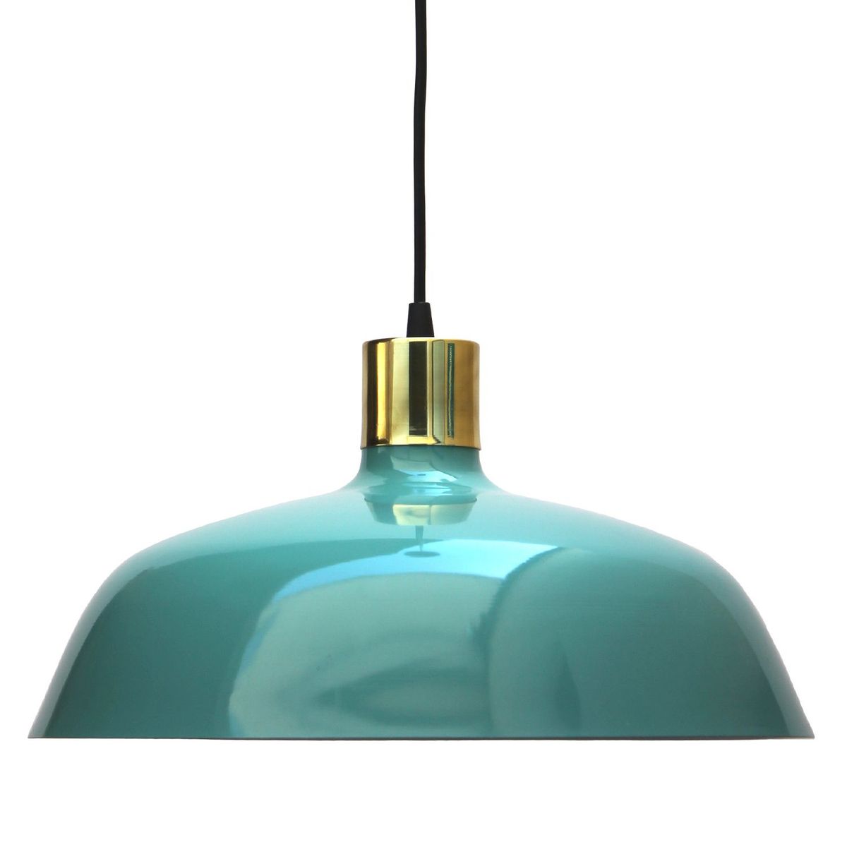 LA ROCHELLI - Lámpara colgante Turquía 1 luz turquoise E27