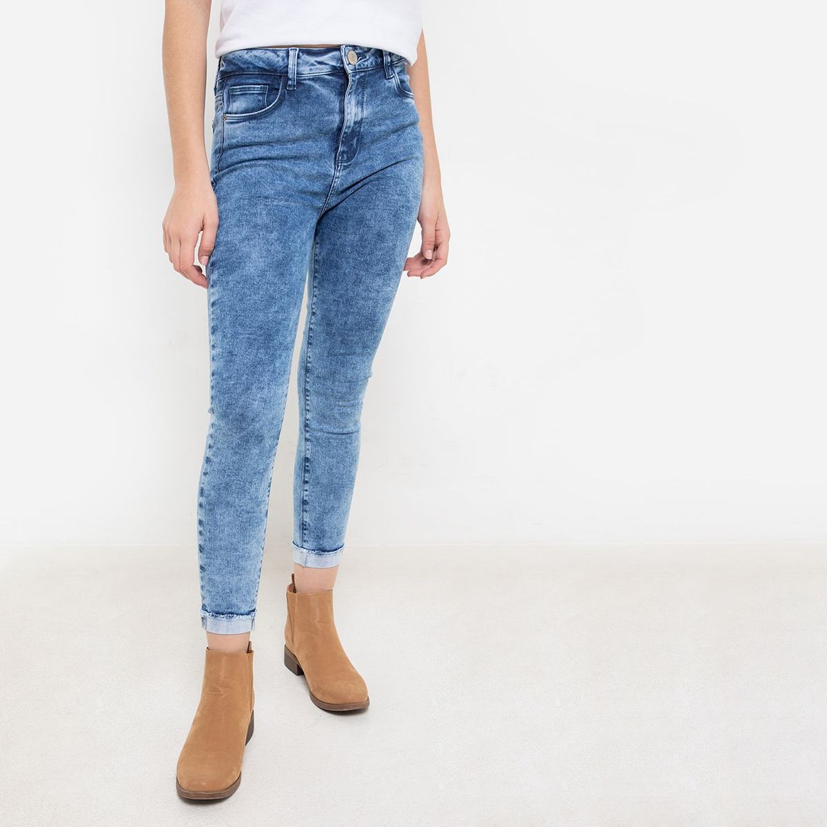 AEROPOSTALE - Jean Roll Up Mujer