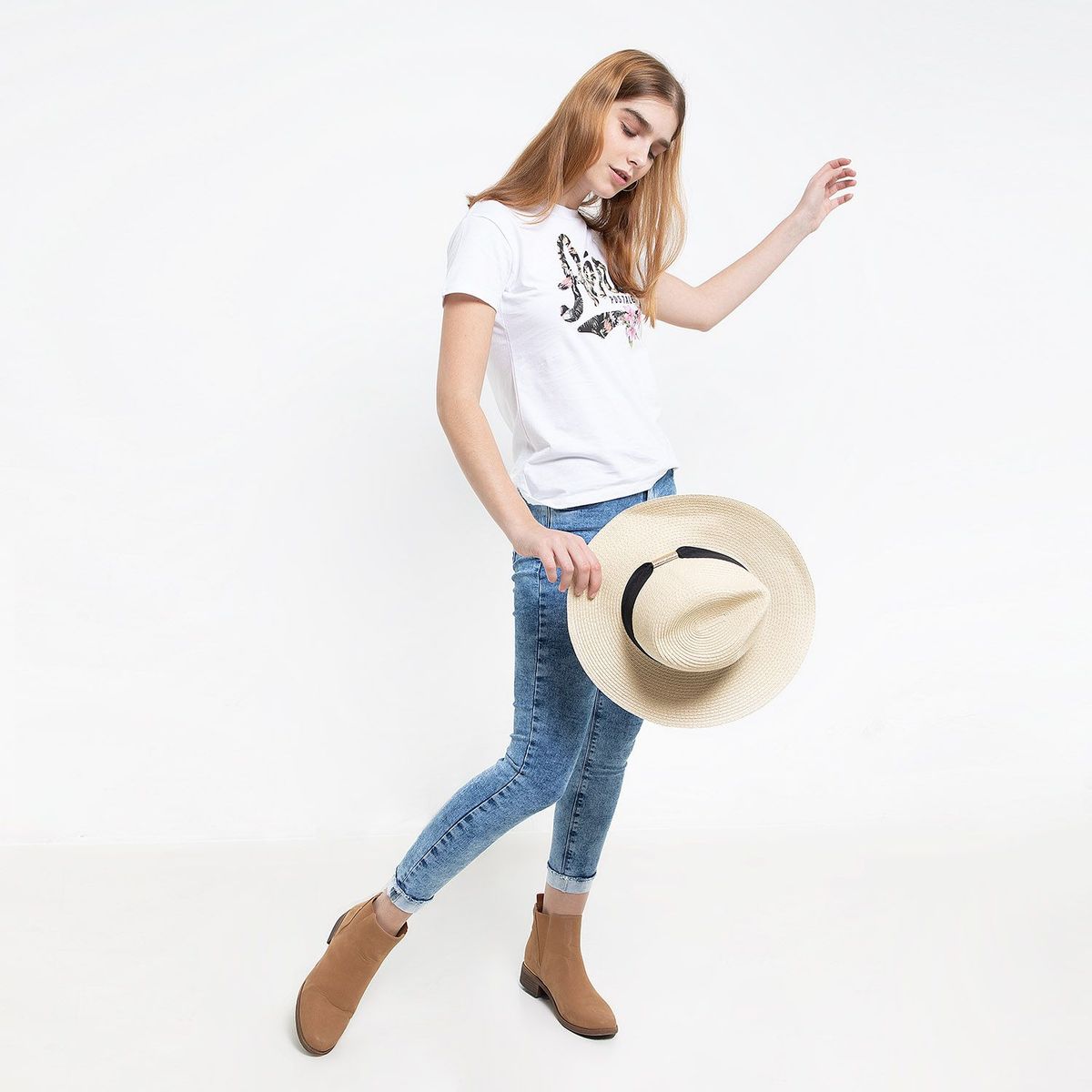 AEROPOSTALE - Jean Roll Up Mujer