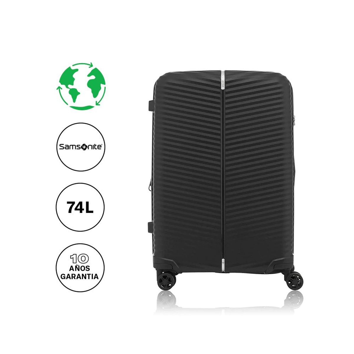SAMSONITE - Maleta Mediana Varro Spinner Negra