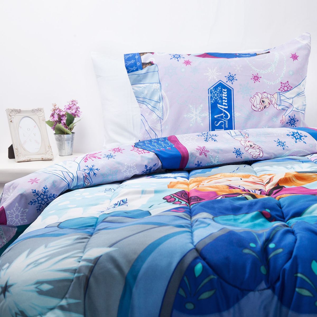 DISNEY - Juego de Cama Frozen Star 1.5 plz