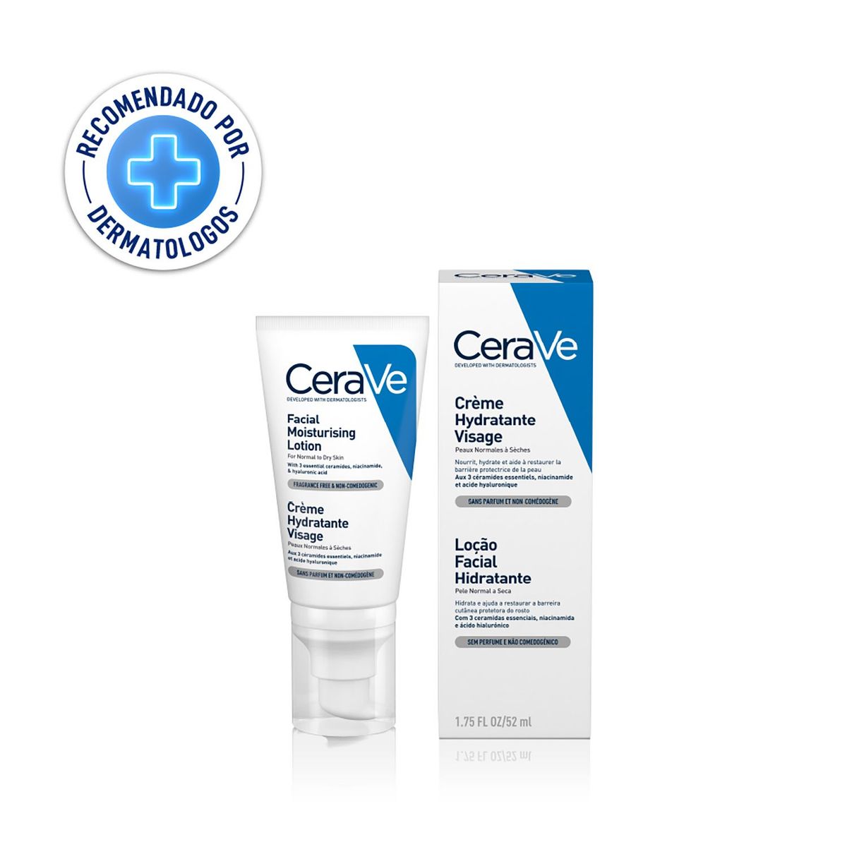 CERAVE - Cerave locion hidratante de rostro (PM) 52ml