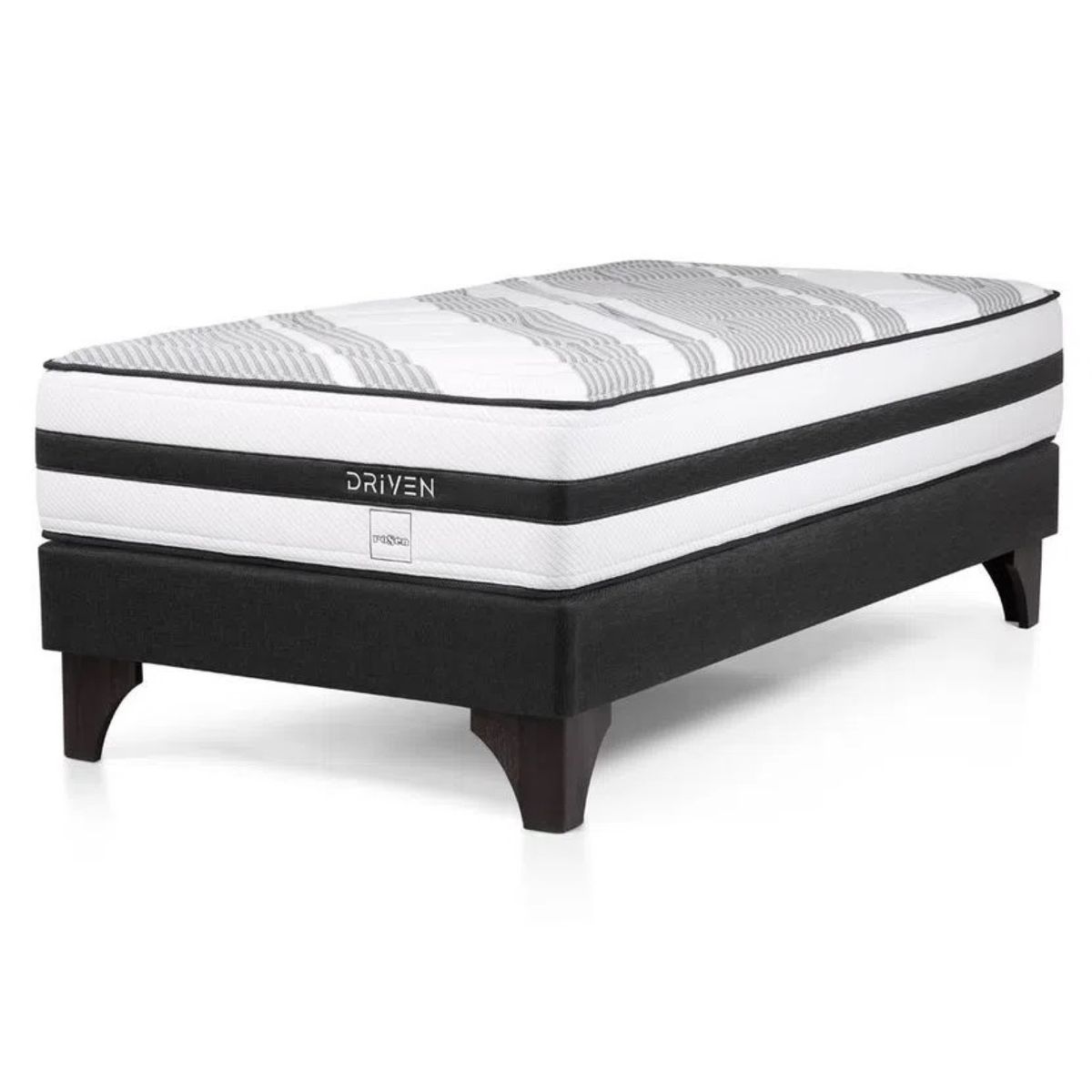 ROSEN - Cama Europea Driven 1.5 Plz + 1 Almohada Memory Max