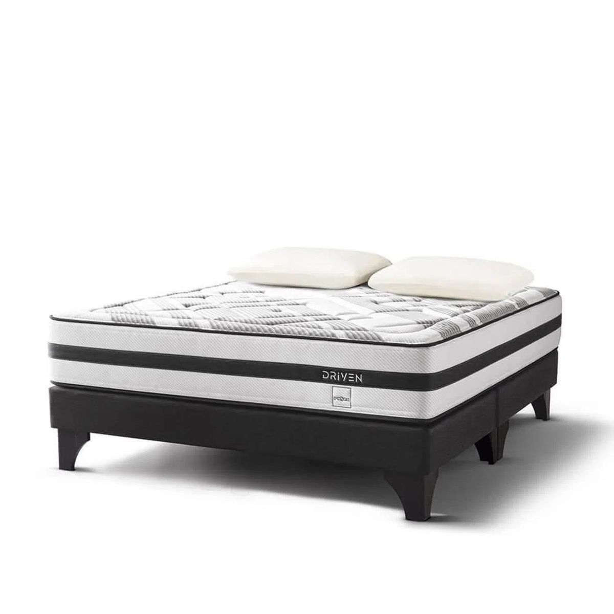 ROSEN - Cama Europea Driven Queen + 2 Almohadas Memory Max