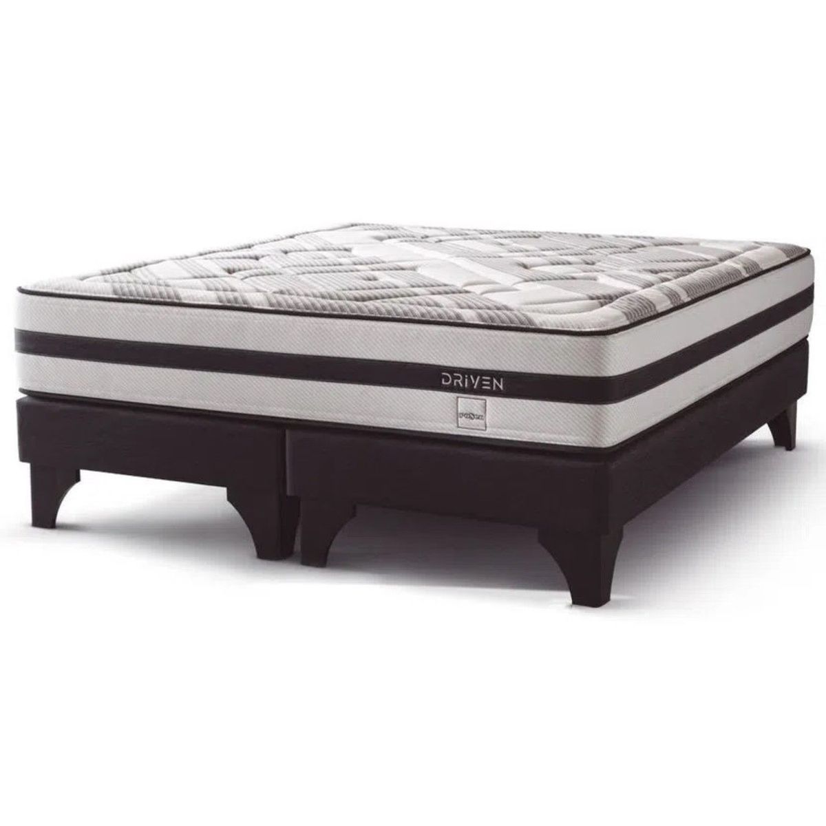 ROSEN - Cama Europea Driven Queen + 2 Almohadas Memory Max
