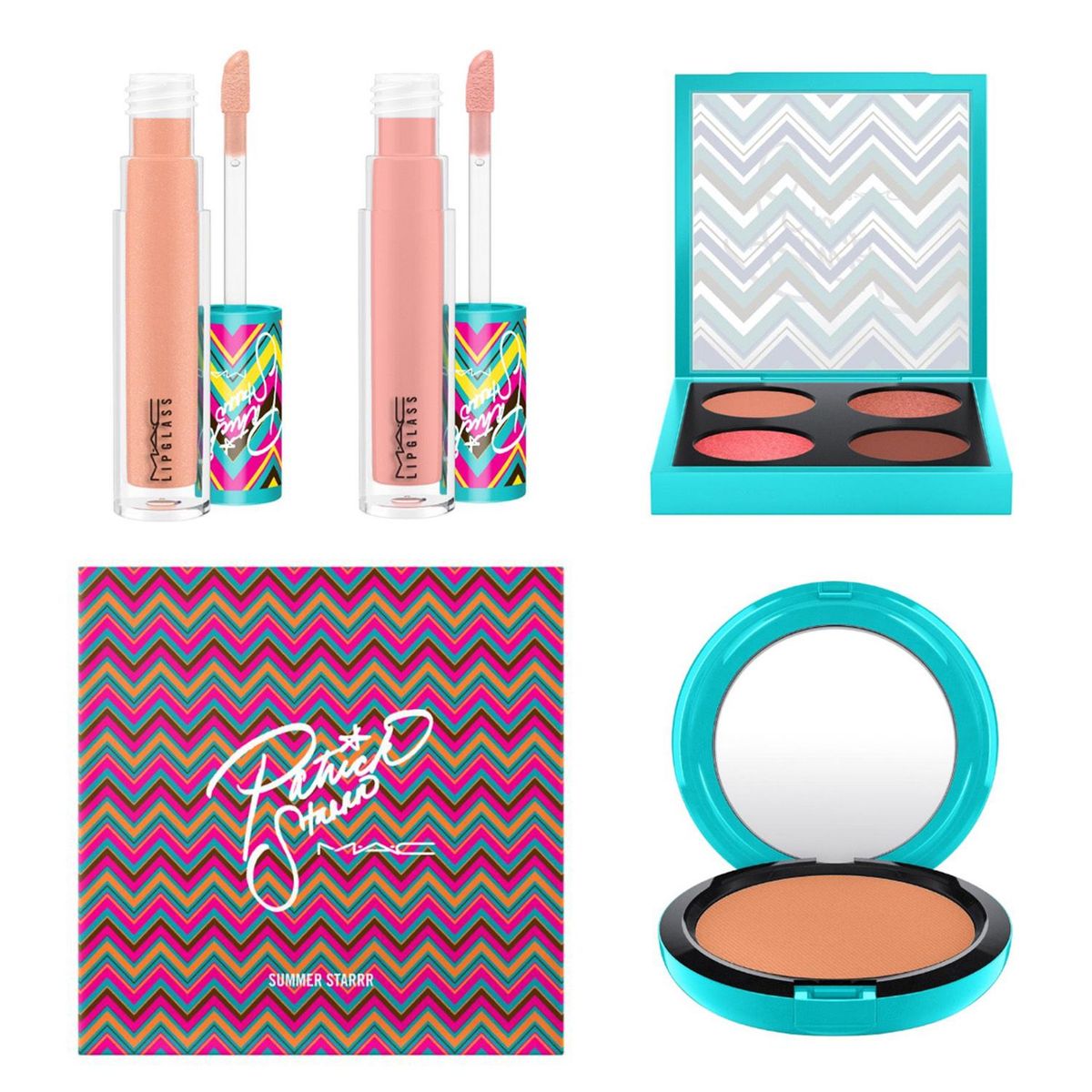 MAC - Set x4 Patrick Starrr Summer 