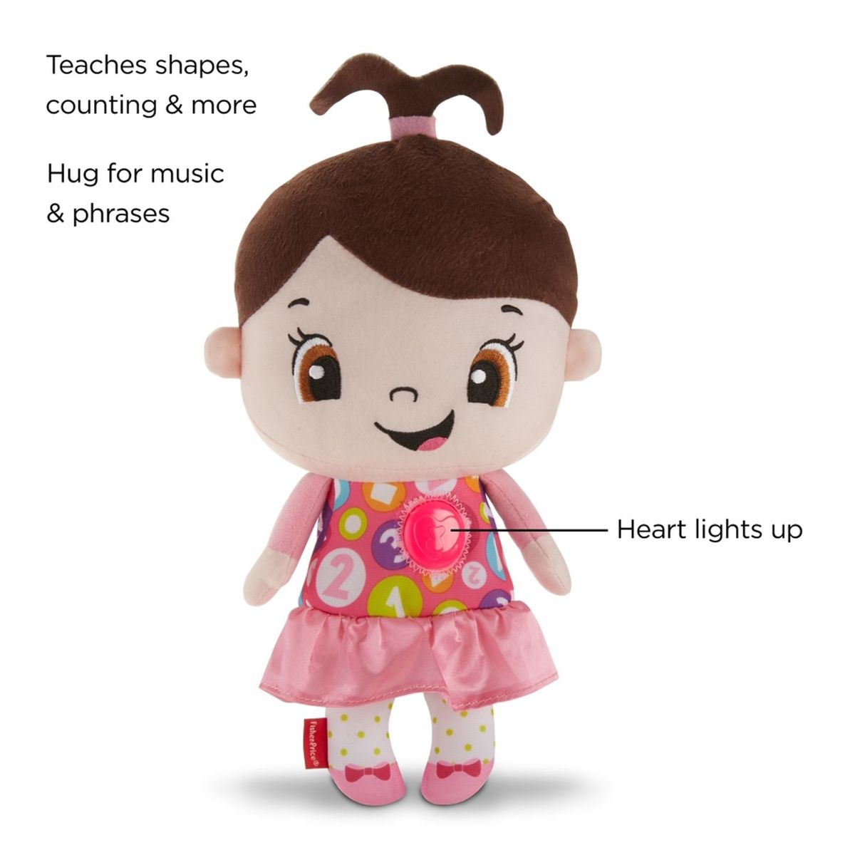 FISHER PRICE - Mi Muñeca De Aprendizaje Ríe Y Aprende