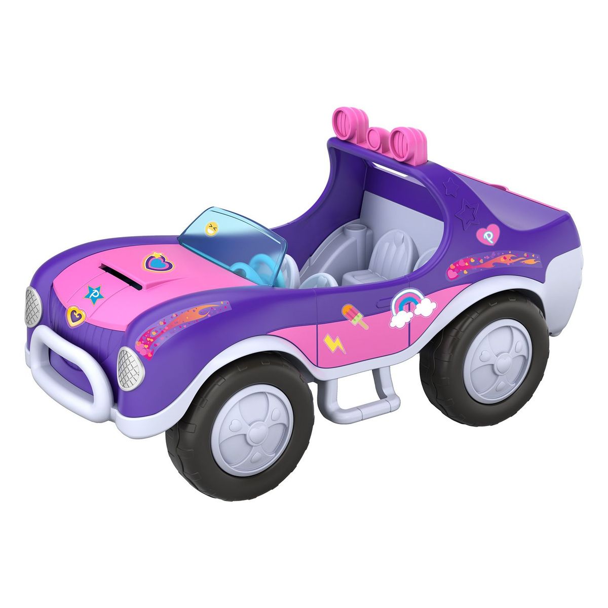 POLLY POCKET - Muñeca Polly Pocket Coche Convertible Secreto