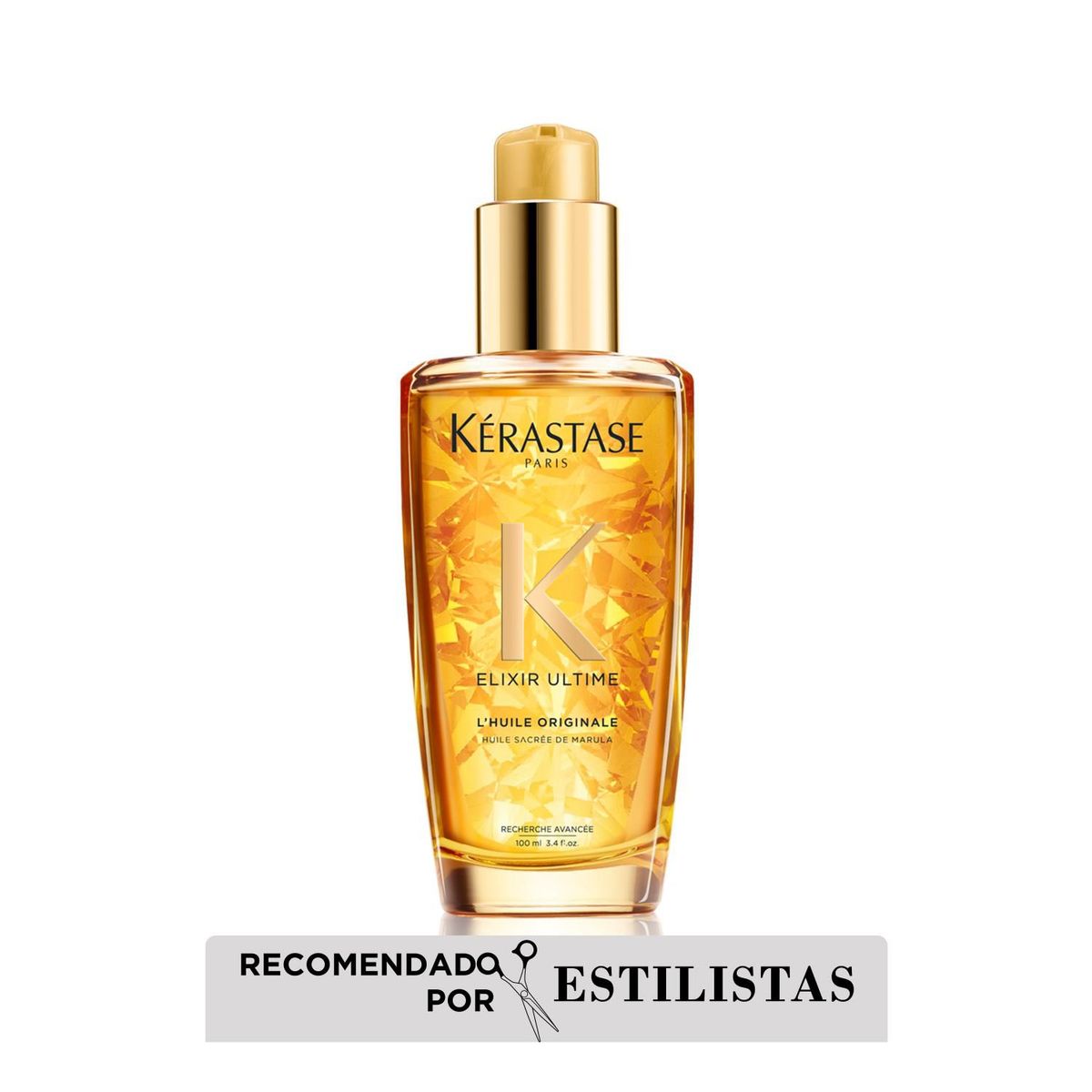 KERASTASE - Aceite Kérastase Elixir Ultime L'Huile Original aporta brillo 100ml 