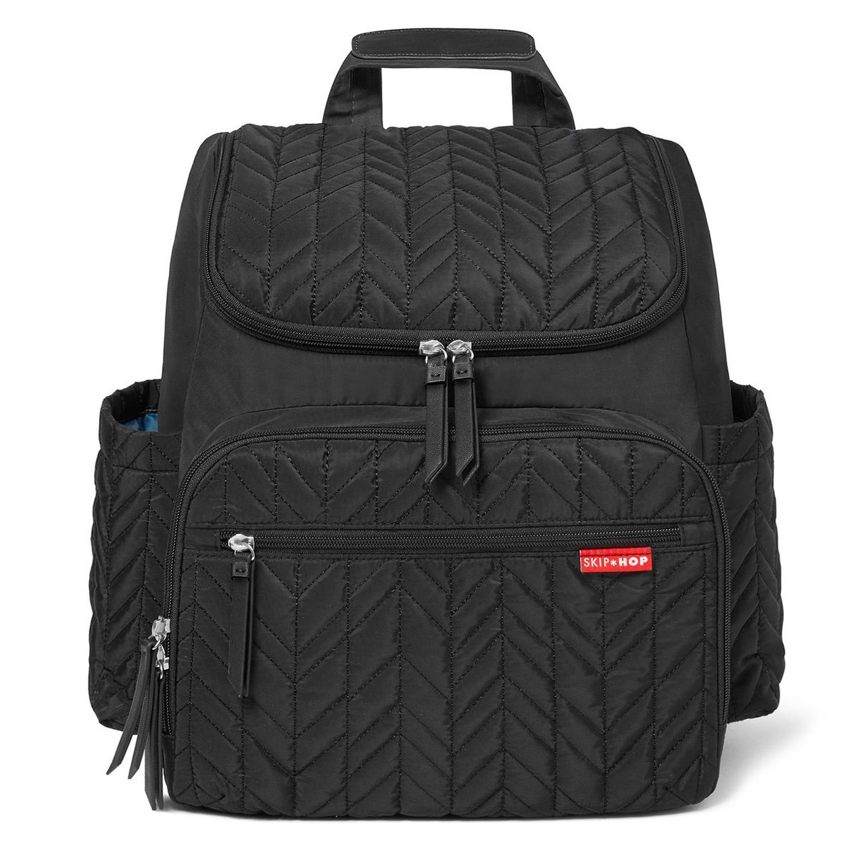 SKIP HOP - Bolso Pañalero con forma de Jet y Cambiador Negro 