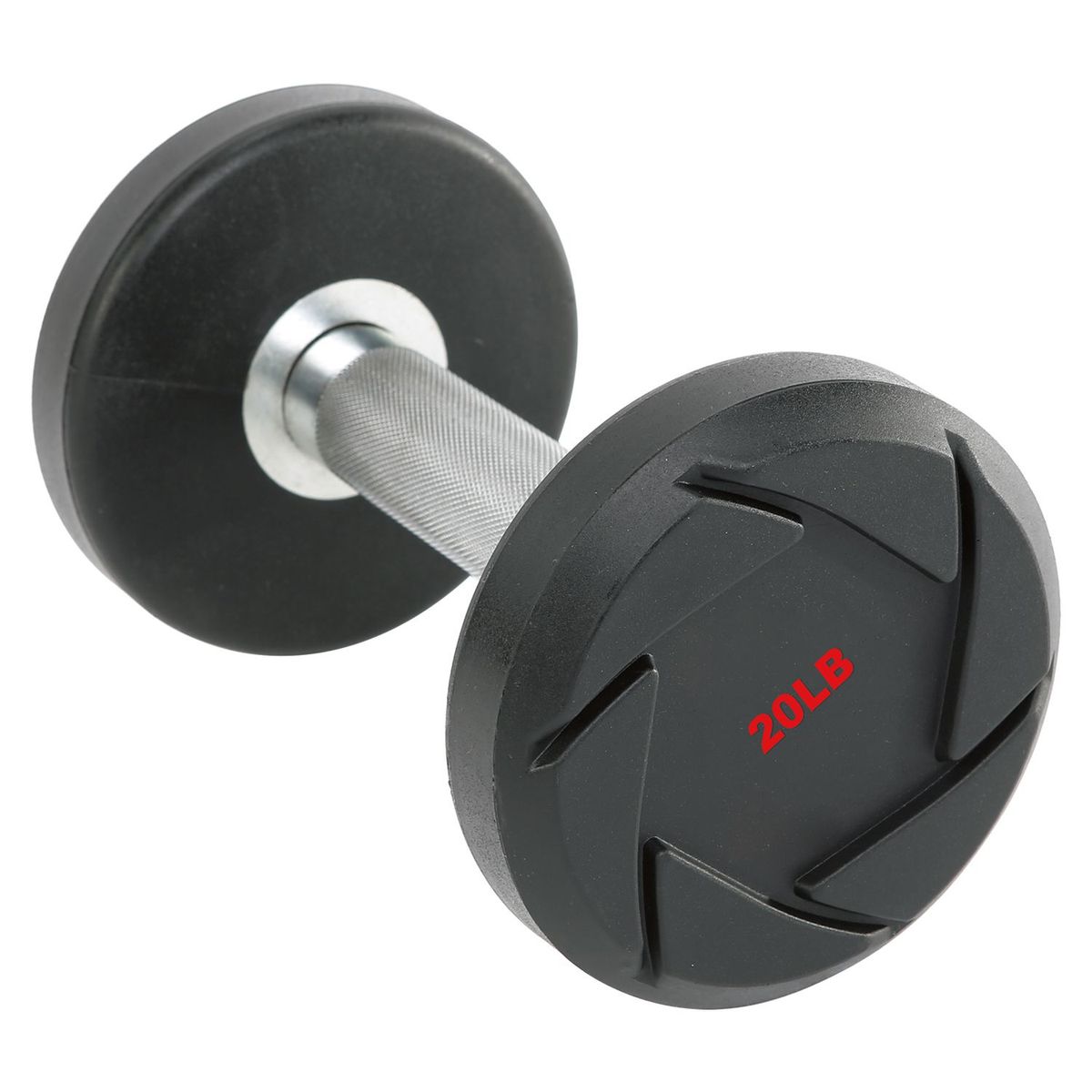 FITNESS MARKET - Mancuerna Caucho Hard Chrome 9,07 Kg