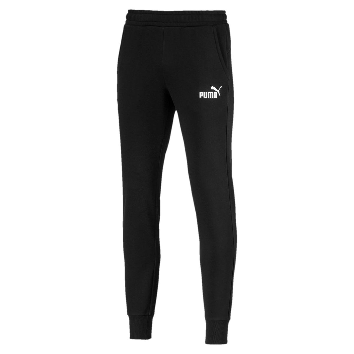 PUMA - Pantalón Deportivo Essential Logo Negro