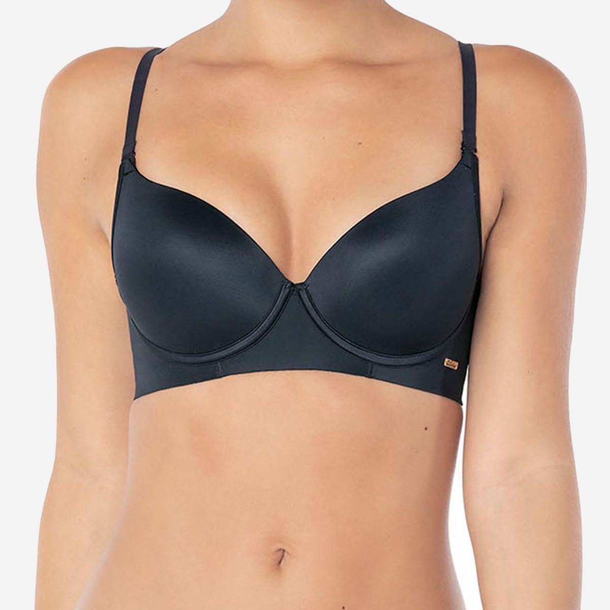 LEONISA - Brasier Invisible de Realce Alto con Arco y Copas con Memoria 