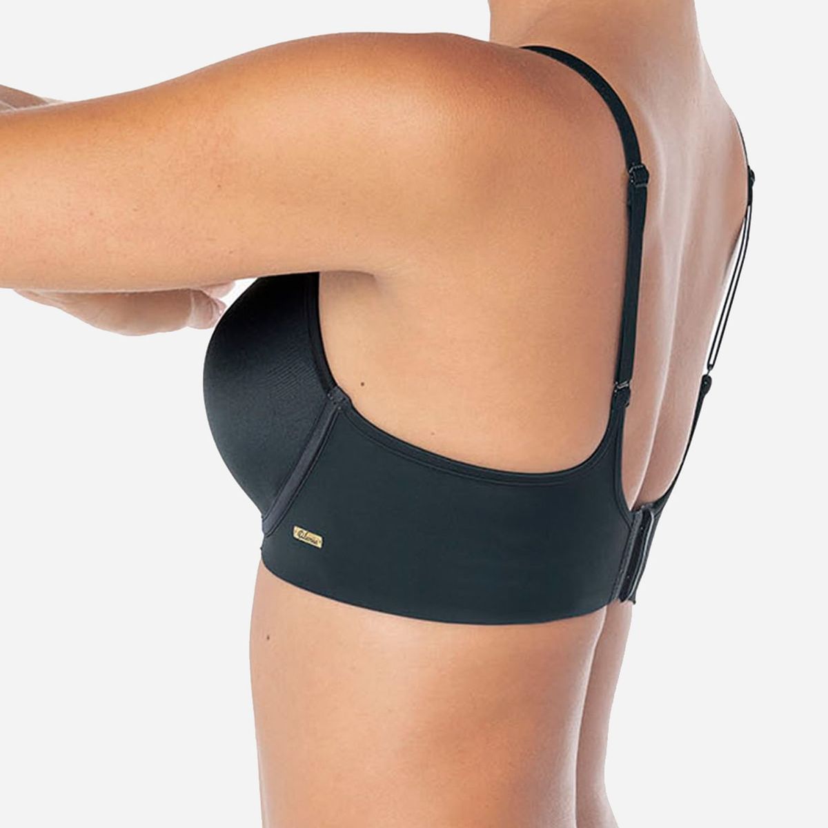 LEONISA - Brasier Invisible de Realce Alto con Arco y Copas con Memoria 