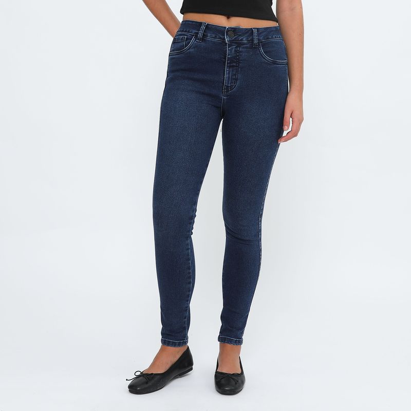 DENIMLAB - Jean Skinny Tiro Alto Mujer Denimlab