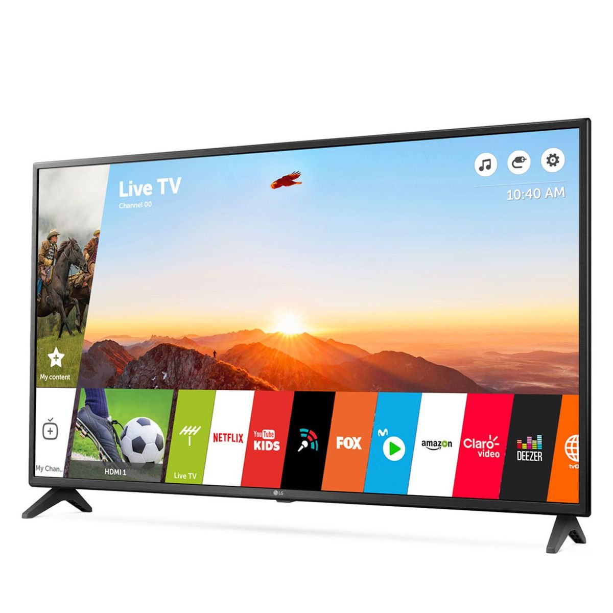 LG - Televisor 60" 4K UHD SMART TV 60UK6200PSA