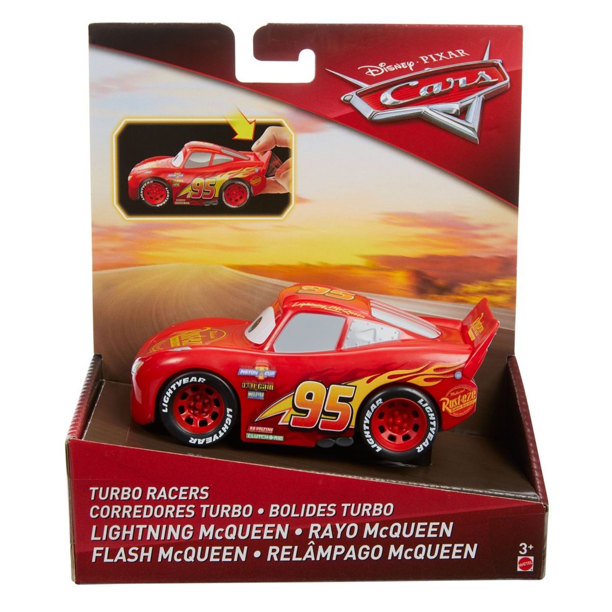 CARS - Carro Disney Pixar Cars Corredor Turbo Surtido