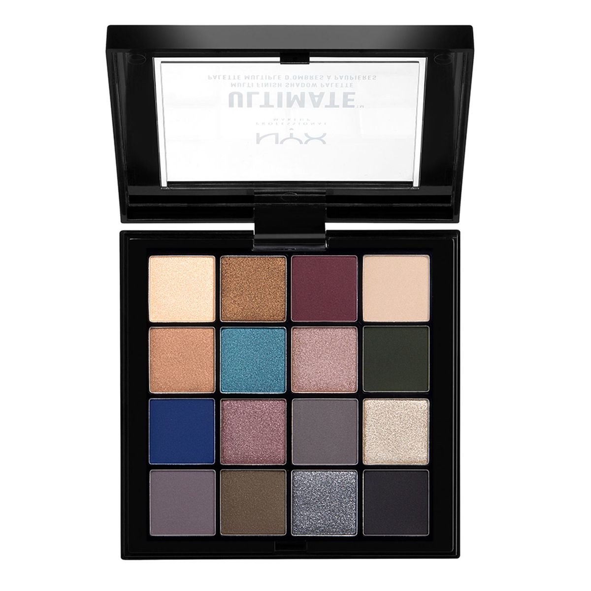NYX PROFESSIONAL MAKEUP - Paleta de Sombras Ultimate Multi Finish 