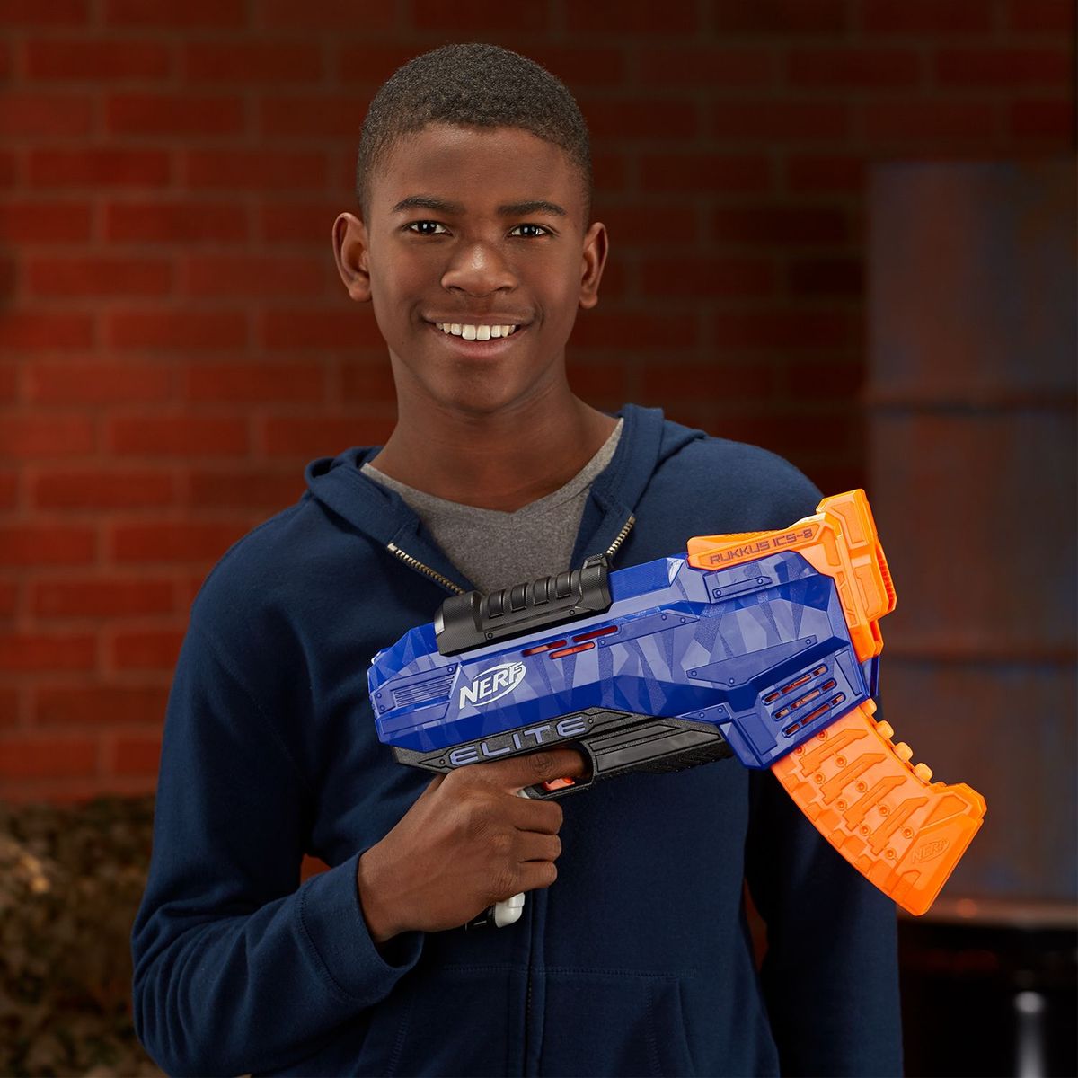 NERF - Lanzador N-Strike Elite Rukkus ICS-8