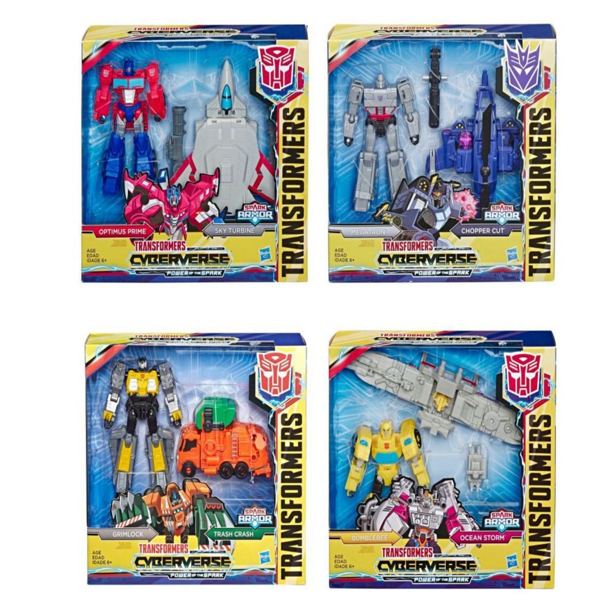 TRANSFORMERS - Figura Cyberverse Spark Armor