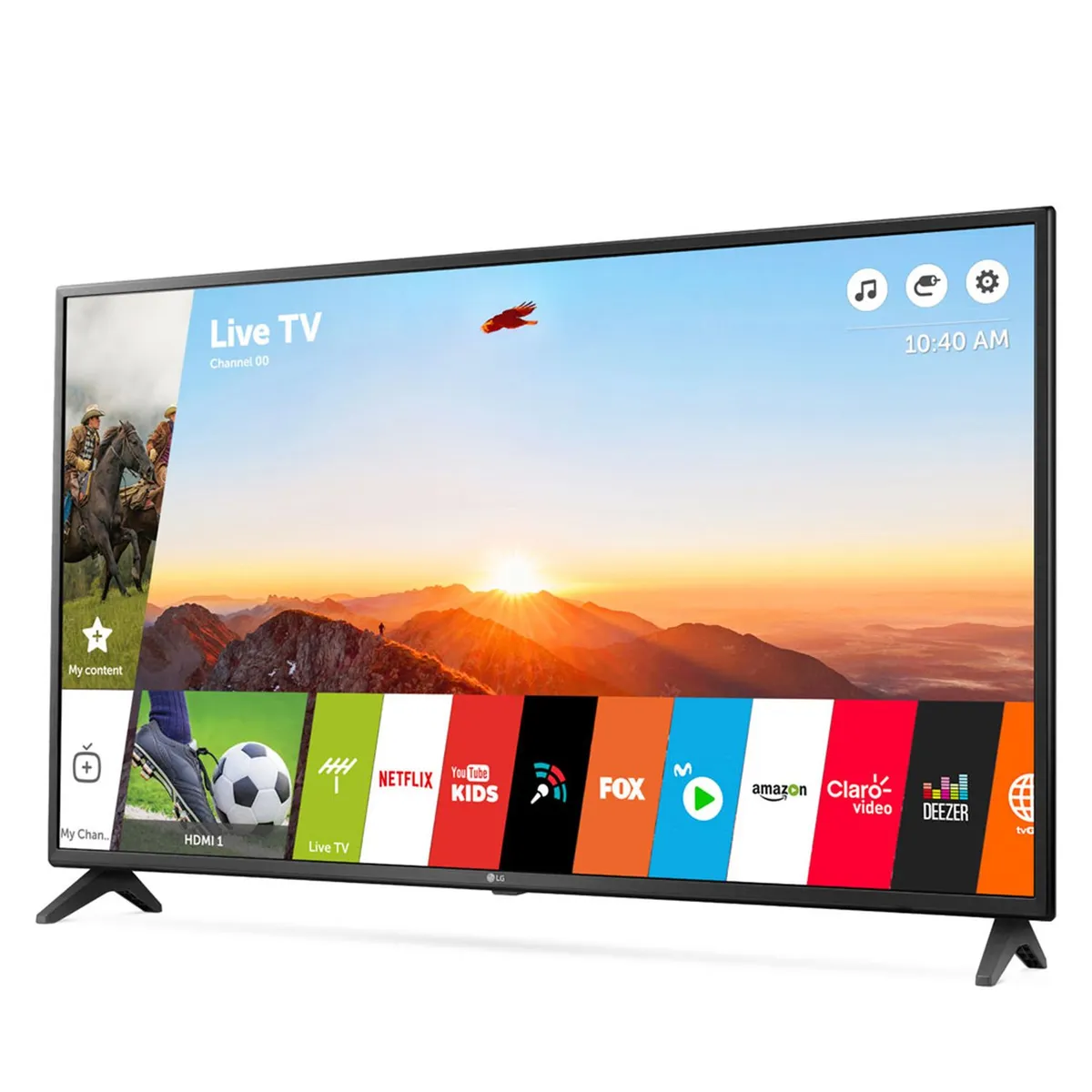 LG - Televisor 49" 4K Ultra HD Smart TV 49UK6200