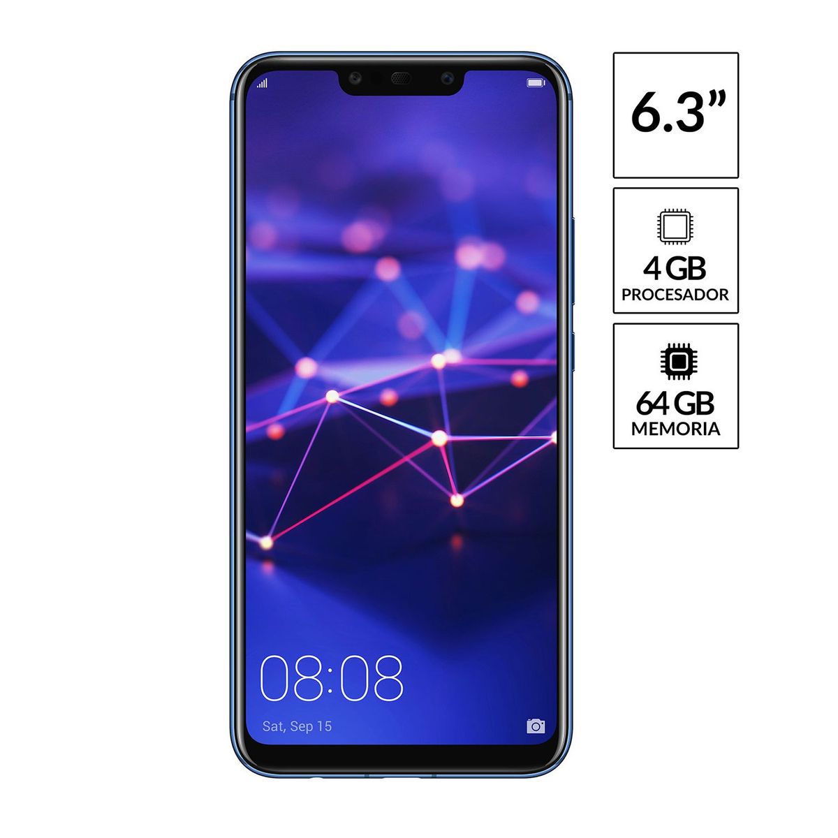 HUAWEI - Mate 20 Lite 6.3" 64GB 4GB Dual SIM Blue