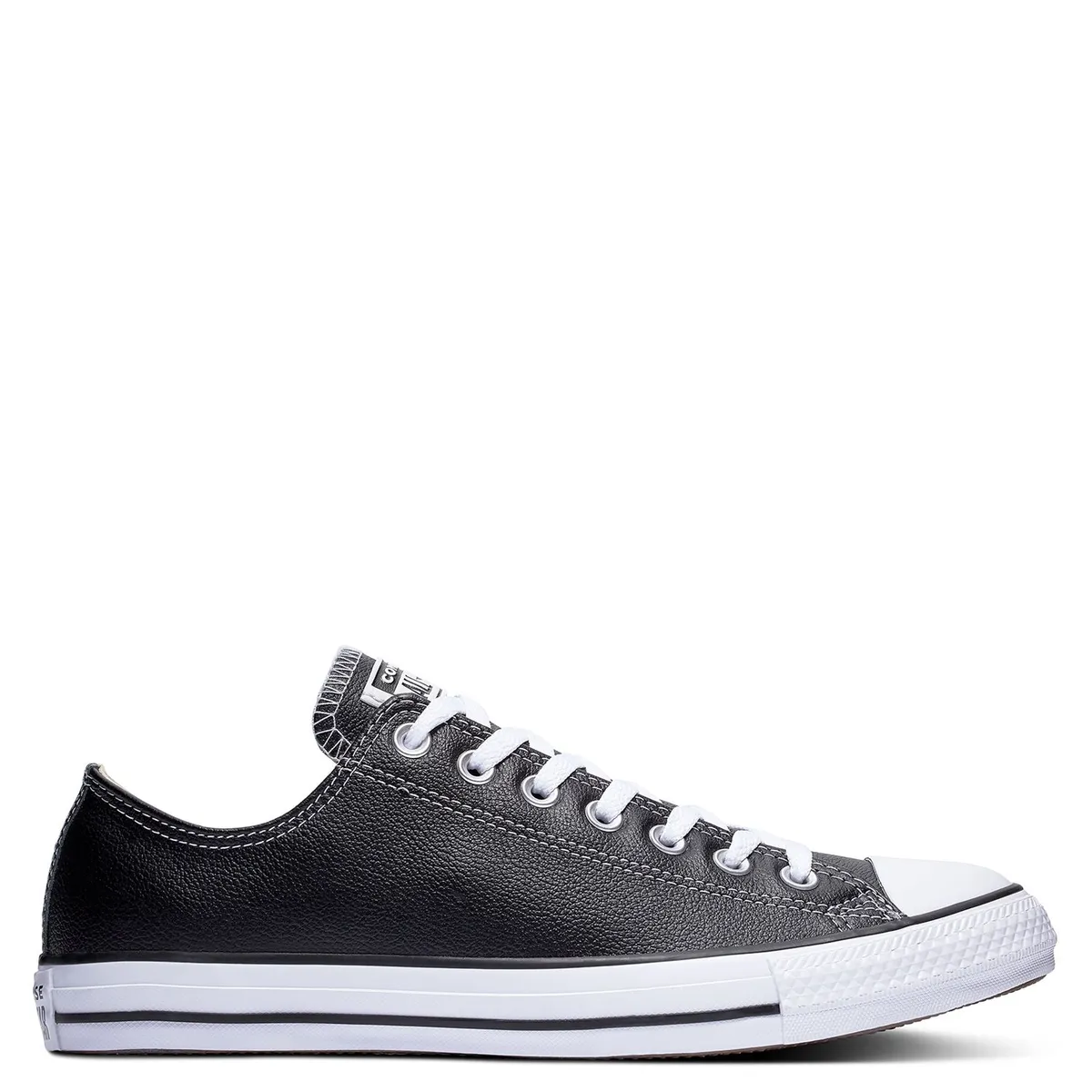 CONVERSE - Zapatillas Urbanas Hombre Chuck Taylor All Star Leather Ox Converse Negro