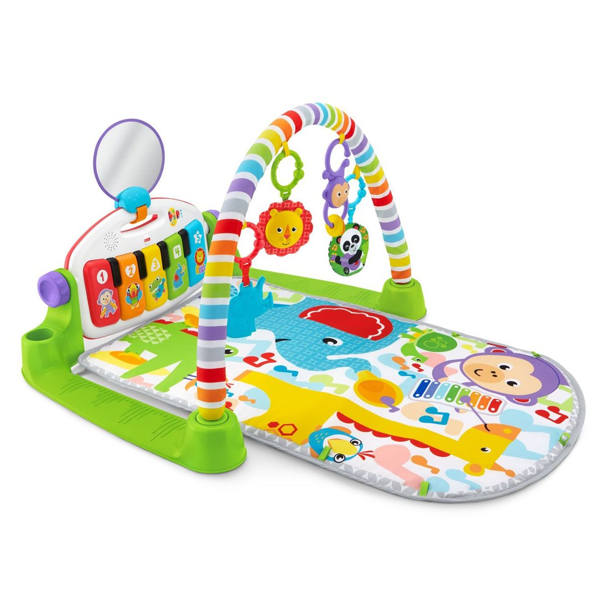 FISHER PRICE - Gimnasio Bebé Deluxe Piano Pataditas Musicales Fisher Price