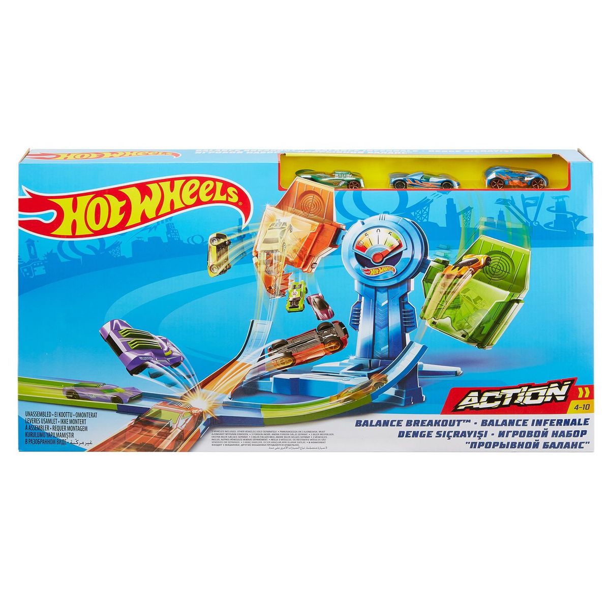 HOT WHEELS - Pista de Carros Hot Wheels Equilibrio Extremo
