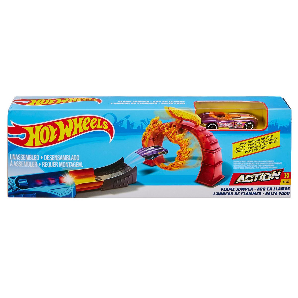 HOT WHEELS - Pista de carros Set Clásico de Acrobacias