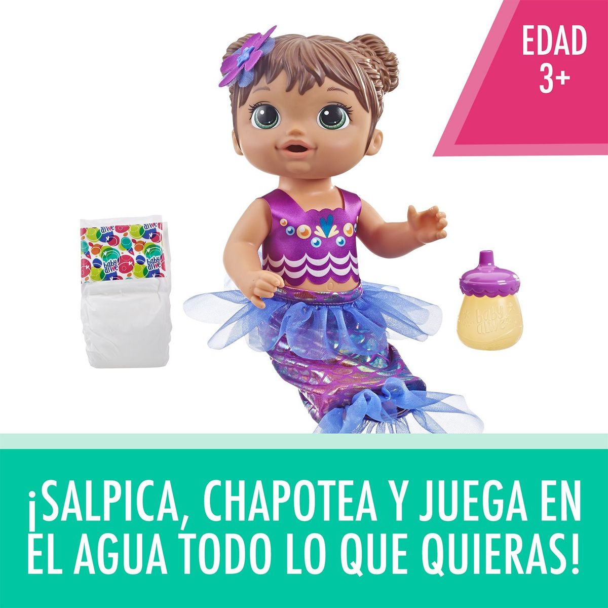 BABY ALIVE - Muñeca Sirena