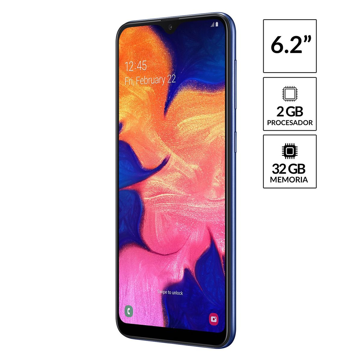 SAMSUNG - Galaxy A10 Azul
