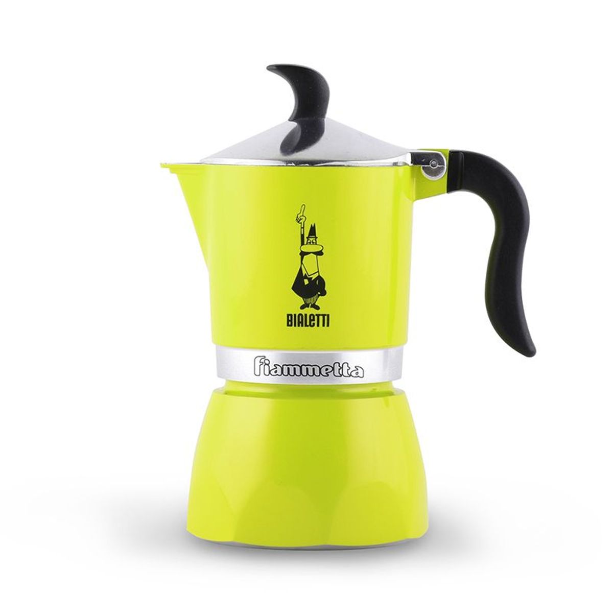 BIALETTI - Cafetera Bialetti Fiammetta Lime 3 Tazas