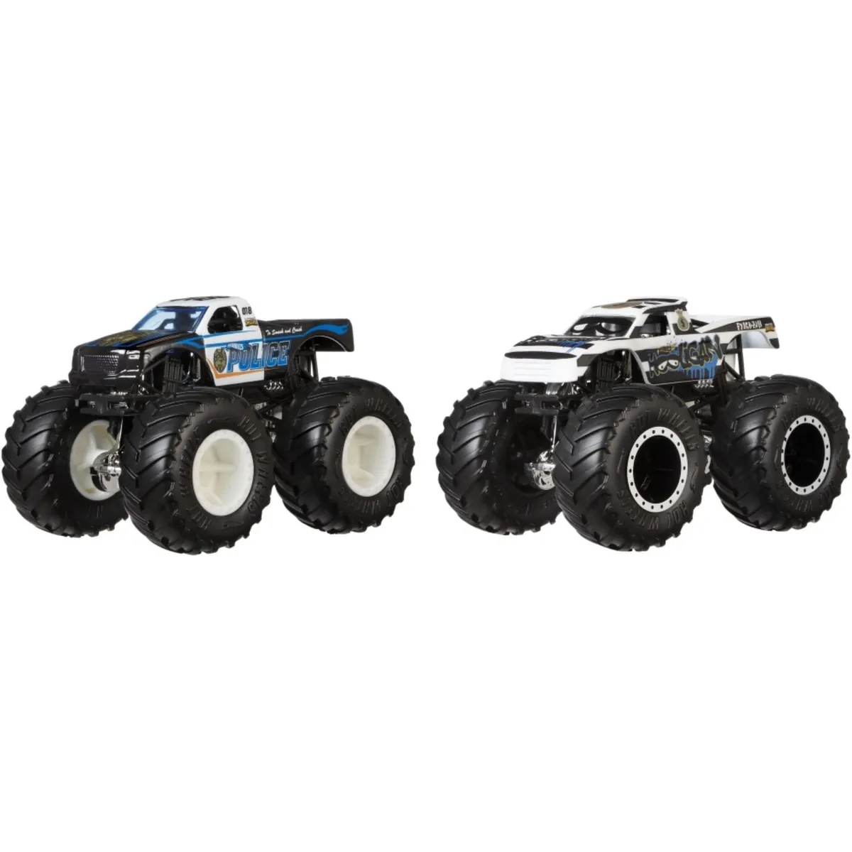 HOT WHEELS - Pack x2  Monster Trucks 1:64 Hot Wheels Aleatorio