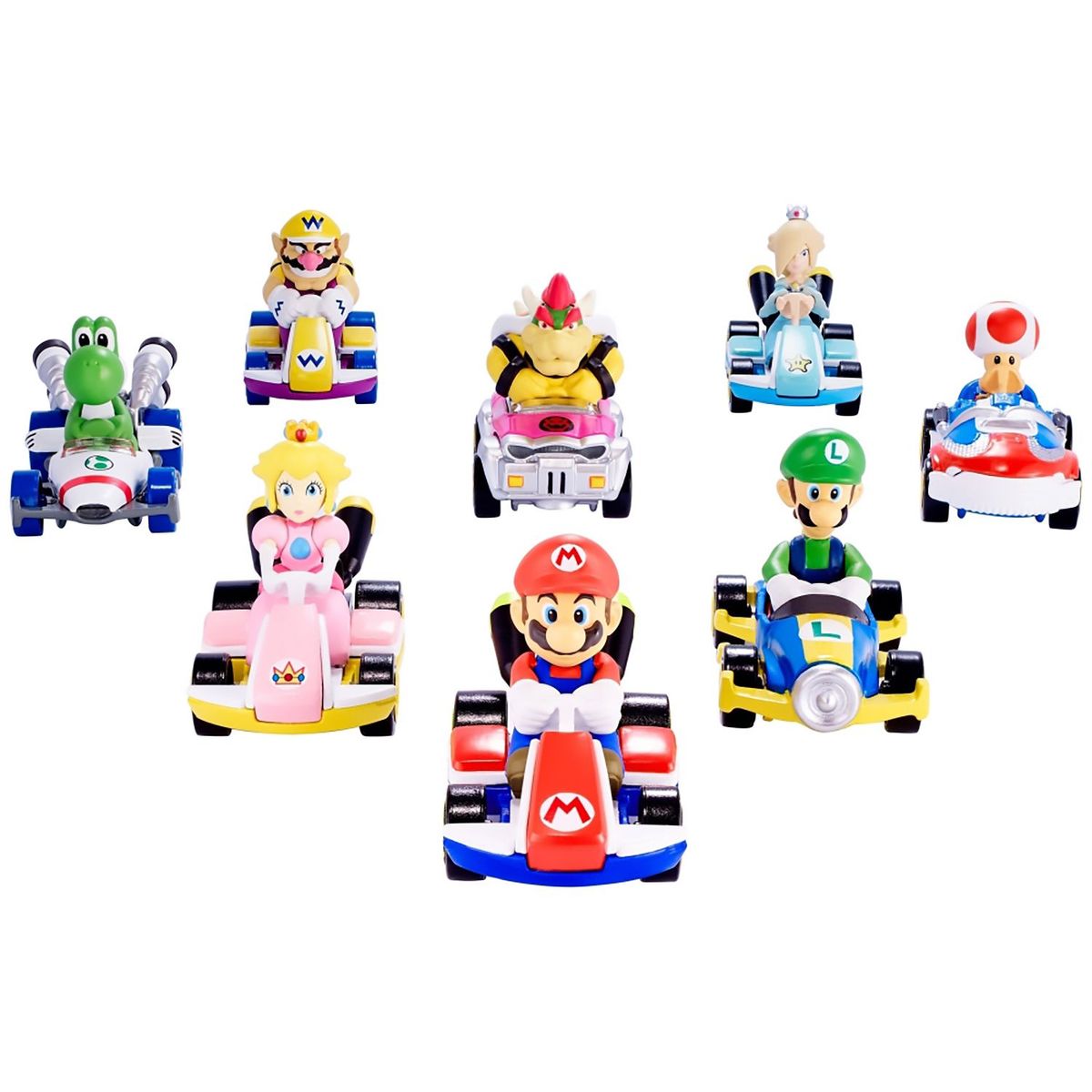 HOT WHEELS - Carro de Juguete Mario Kart  Personajes 1:64 Aleatorio
