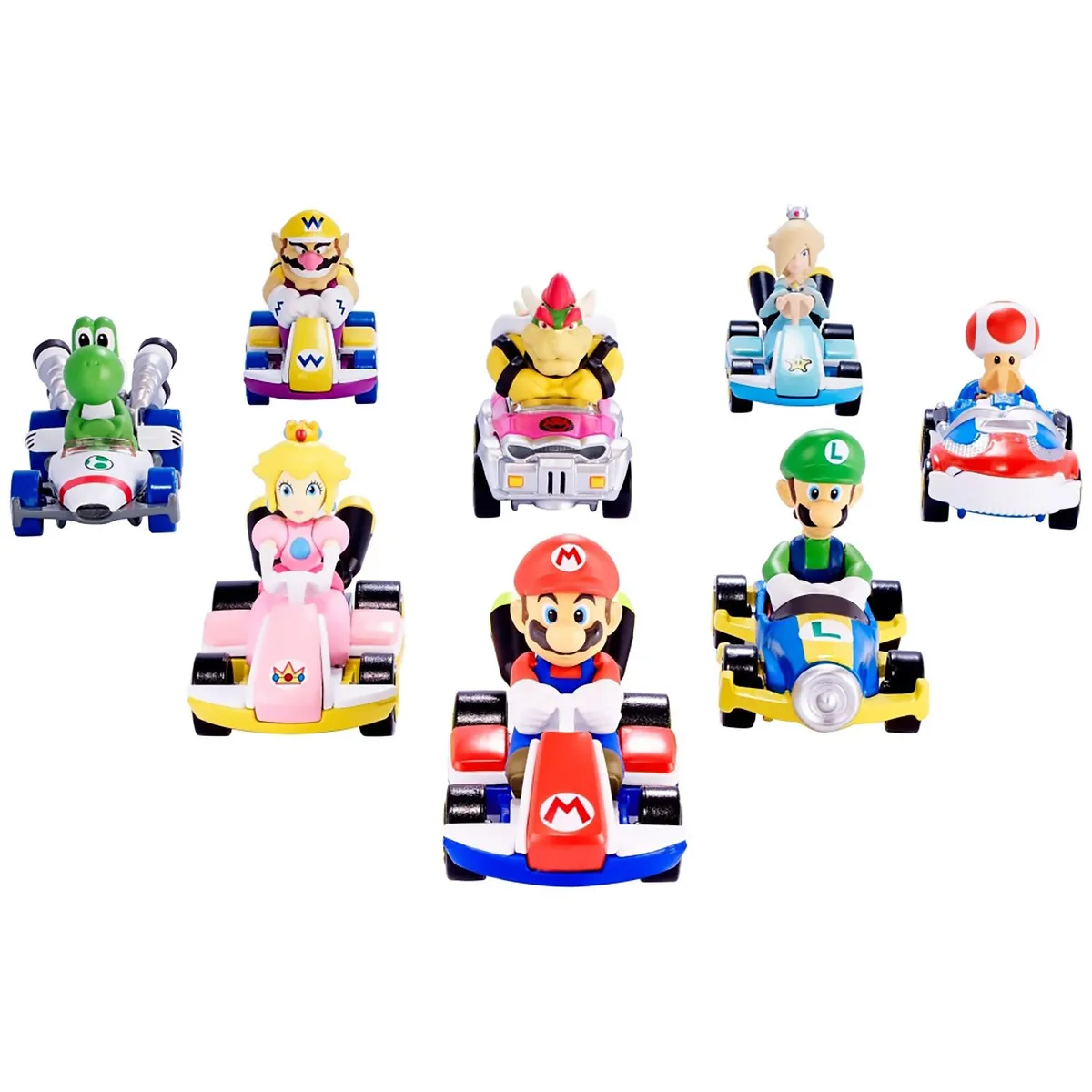HOT WHEELS - Carro de Juguete Mario Kart  Personajes 1:64 Aleatorio